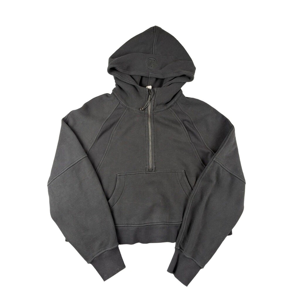 Lululemon Scuba Oversized Half-Zip Hoodie Size M/L Black